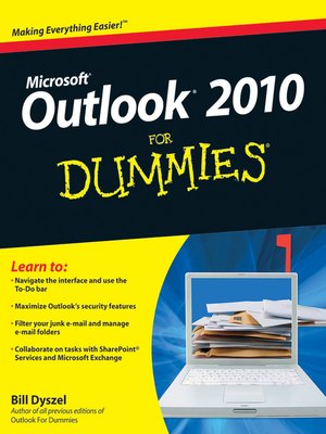 cover image of Outlook 2010 For Dummies